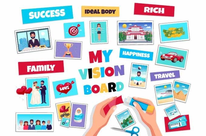 How Creating A Vision Board Will Empower You To Manifest Your Dream Life