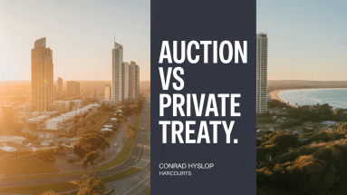 Auction vs private treaty QLD explained for Gold Coast home sellers