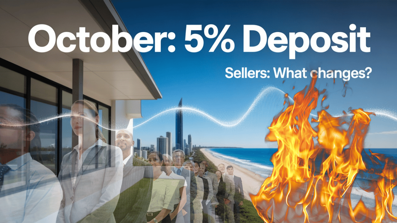 5% deposit scheme starts 1 October — what it means for Gold Coast sellers