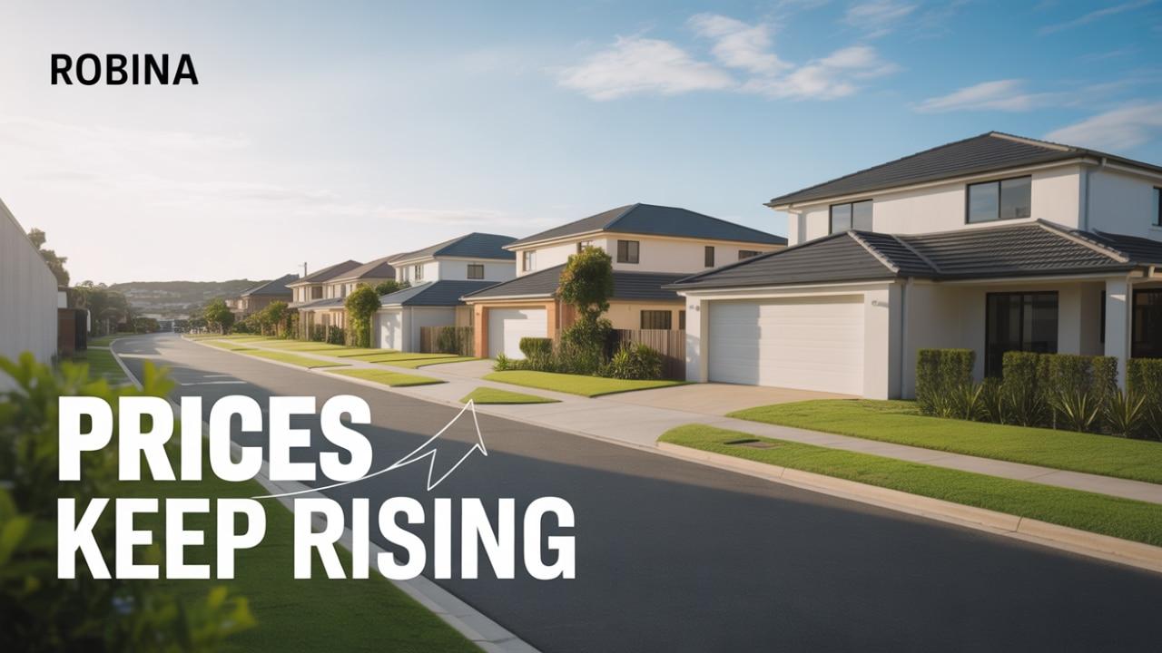 Robina house prices 2025