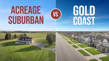 Gold Coast Acreage vs Suburban Properties