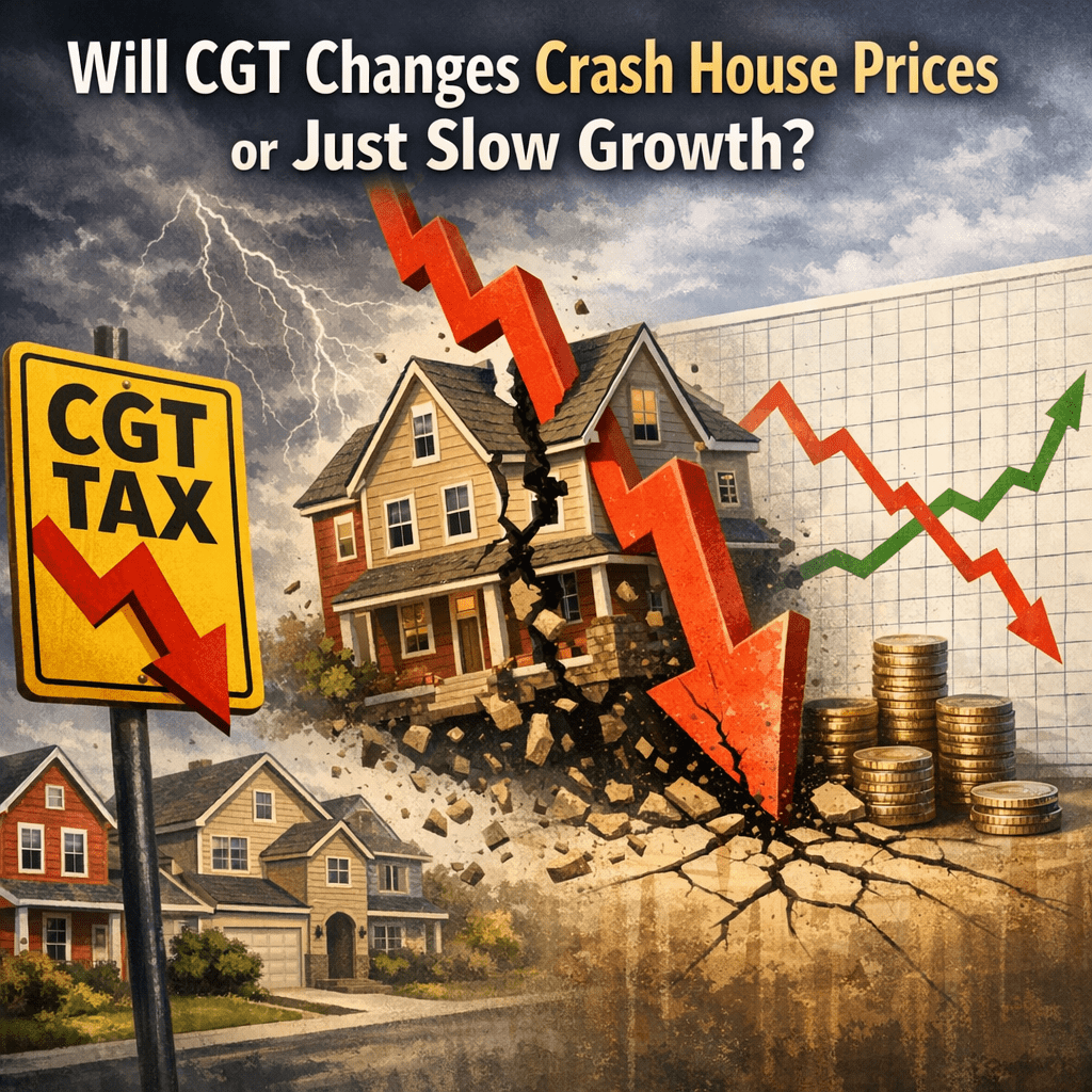 capital gains tax changes illustration for Will Capital Gains Tax Changes Crash House Prices or Just Slow Growth?
